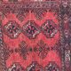 Carpet old saddle made turkmen hand 97 x 162 cm