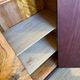Vintage art deco storage furniture (dresser, wardrobe) in burr walnut