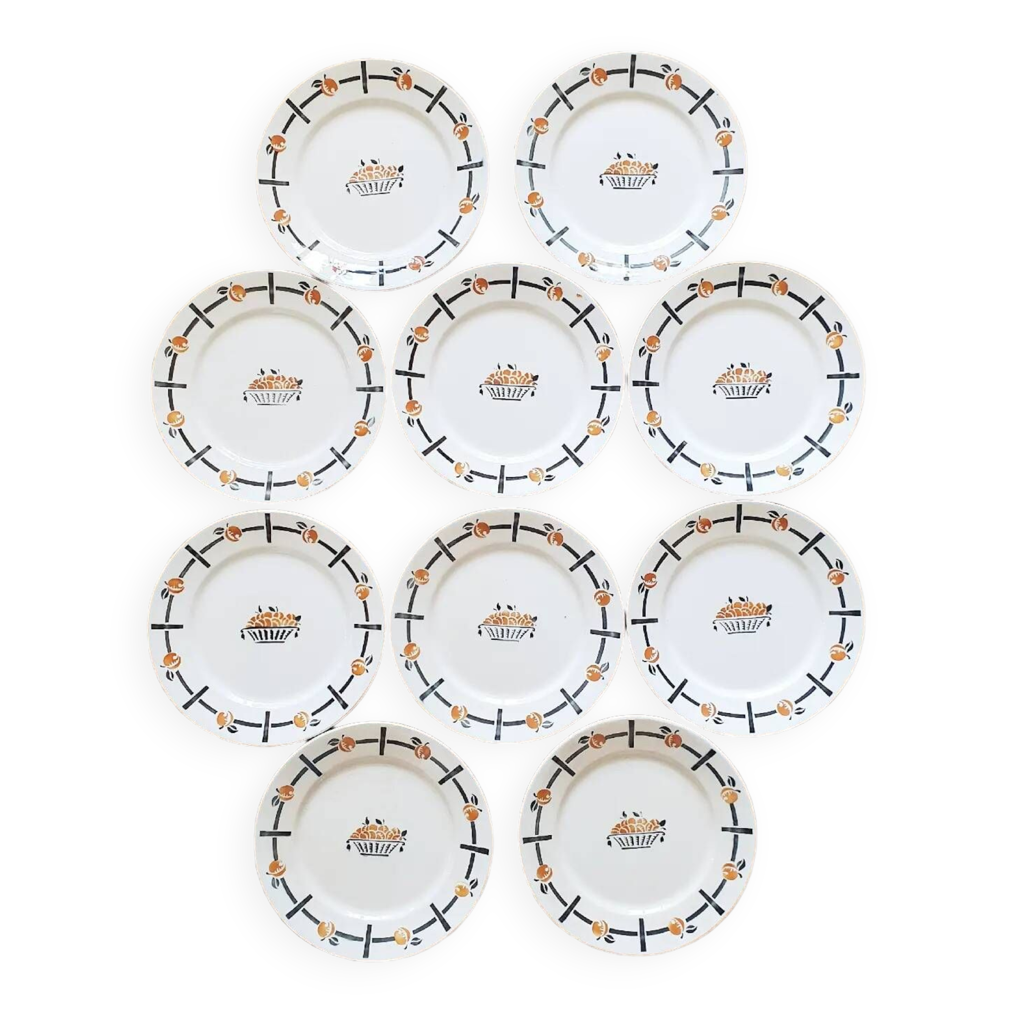 10 Badonviller flat plates