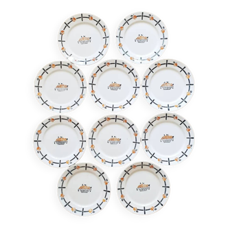 10 Badonviller flat plates