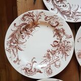 16 Luneville dessert plates