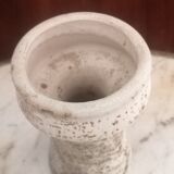 Vintage stoneware candle holder 70s
