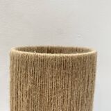 Sandstone lamp and its jute cord lampshade