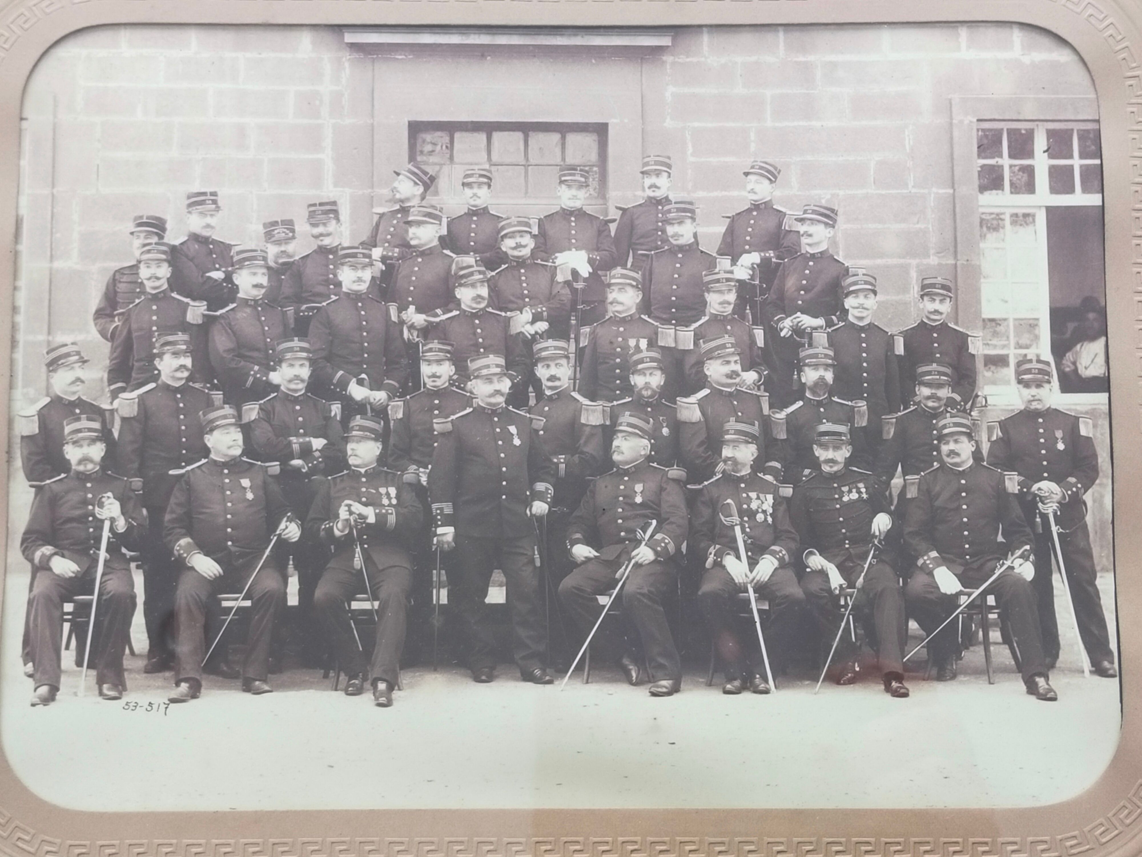 Military photo 38th Infantry Regiment Saint Etienne 1897