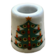 Mini German porcelain fir candle holder