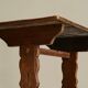Wabi Sabi style side table in solid oak