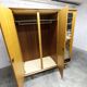 Armoire Française pieds compas 3 portes 1 miroir 27*130 et 1 t