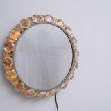 Illuminated mid-century modern mirror by Bakalowits & Söhne, 1960s