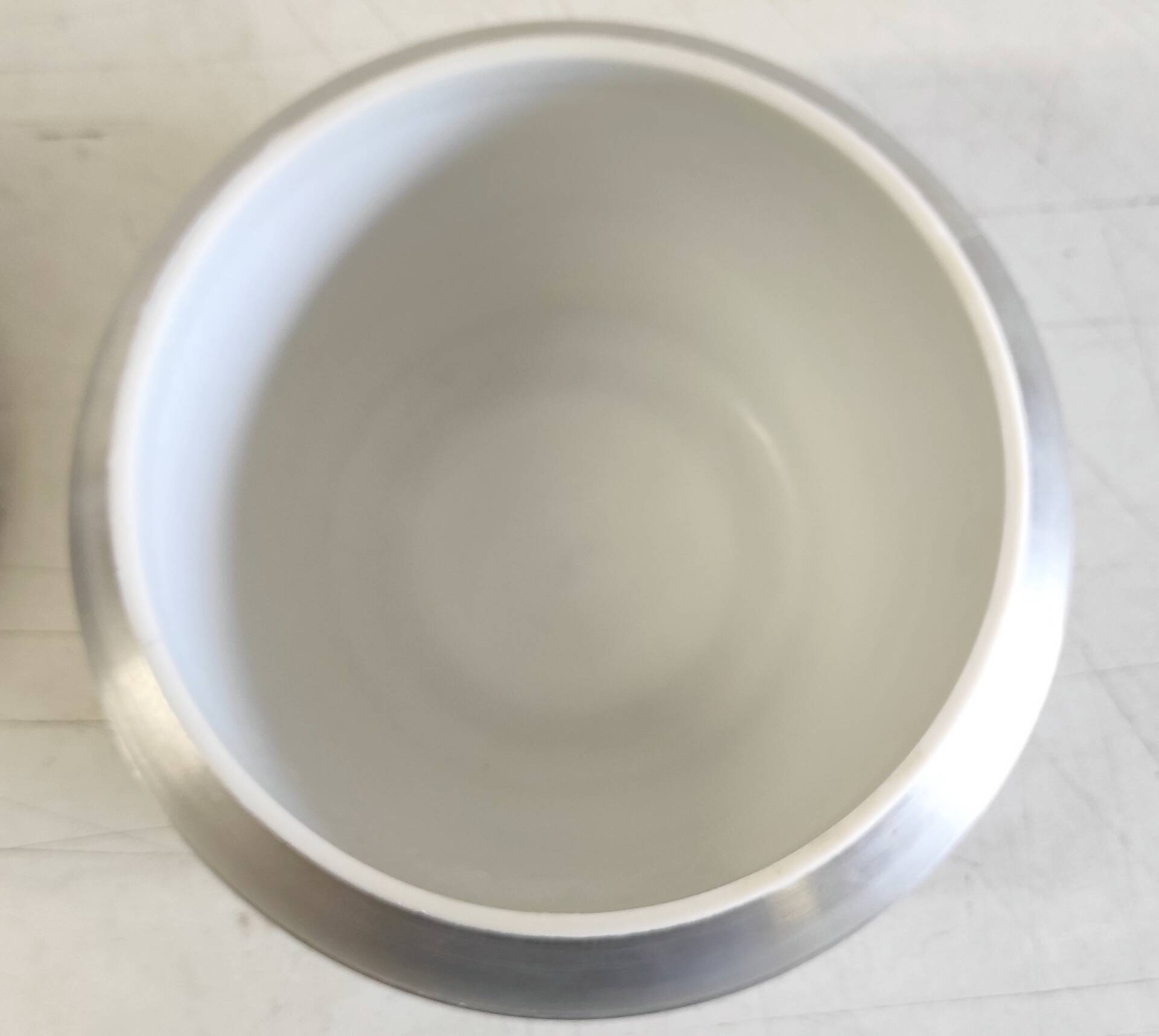 Seau à glaçons - Poire en métal brossé - années 70