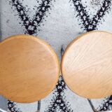 Pair of Scandinavian style stools