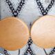Paire de tabourets style scandinave