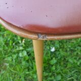 Trio of bistro chairs Baumann vintage 60s