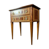 Dresser of Louis XVI in precious wood marble