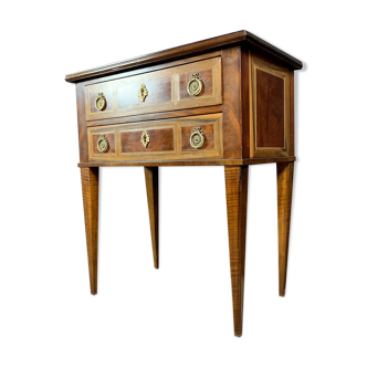 Dresser of Louis XVI in precious wood marble