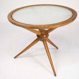 Mid-century round coffee table by Cesare Lacca, Italy, 1950s.