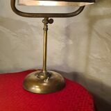 original 1920s articulated brass desk lamp 33x20
