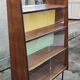 Multicolor bookcase shelf