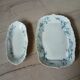 2 antique ironstone dishes