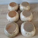 Lot of 6 sandstone bolets