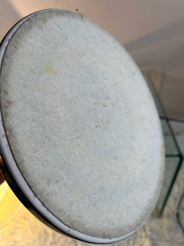 Grande lampe pied tulipe design années 80