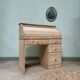 Bureau à rideau vintage, rénové