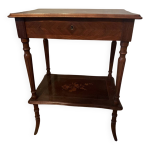 Table d’appoint marqueterie