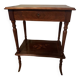 Occasional table with marquetry