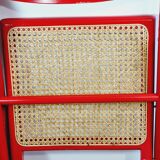 Folding chair wood and canage