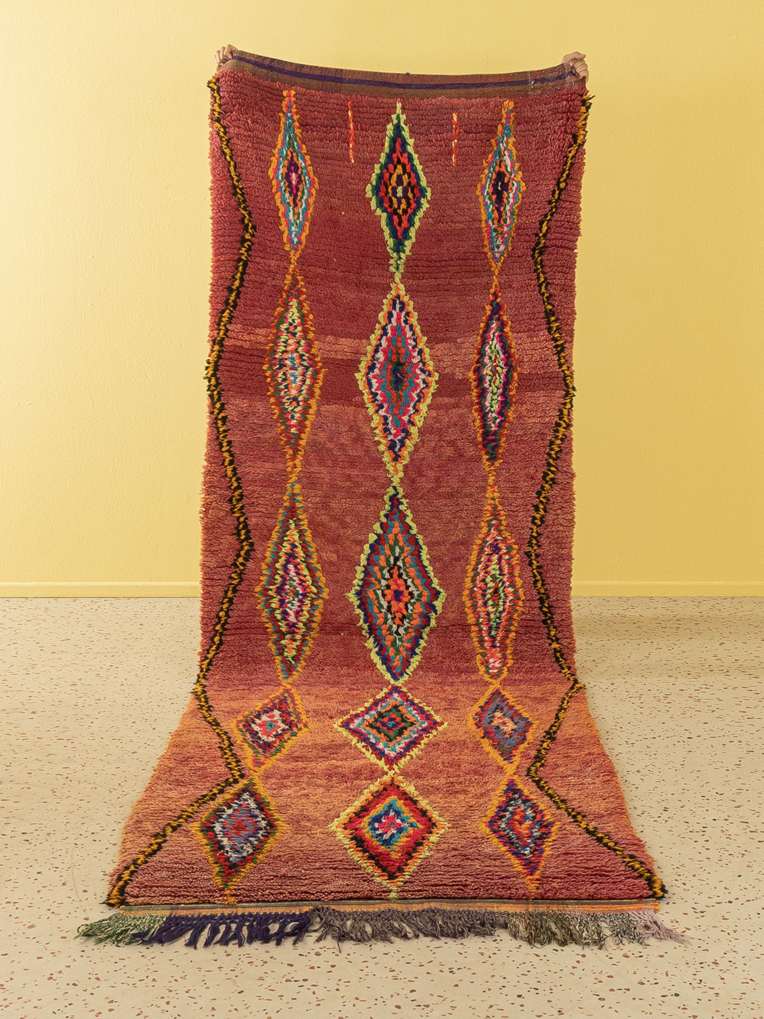 Boujad vintage, berbère, 118 x 357