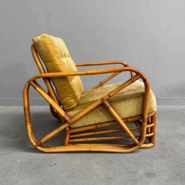Bamboo and rattan chair by Paul Frankl, USA 1960s