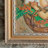 Original signed framed oil painting on canvas