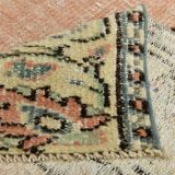 6x8 Peach Red & Cream Vintage Rug 194x252Cm SK 24649