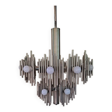 Italian Brutalist Tubular Light Stunning