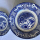 16 table plates Longwy, Fish model