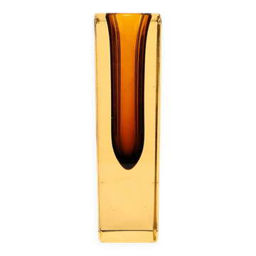 Murano vase, Sommerso, glass, design by F. Poli, Italy, 1950s