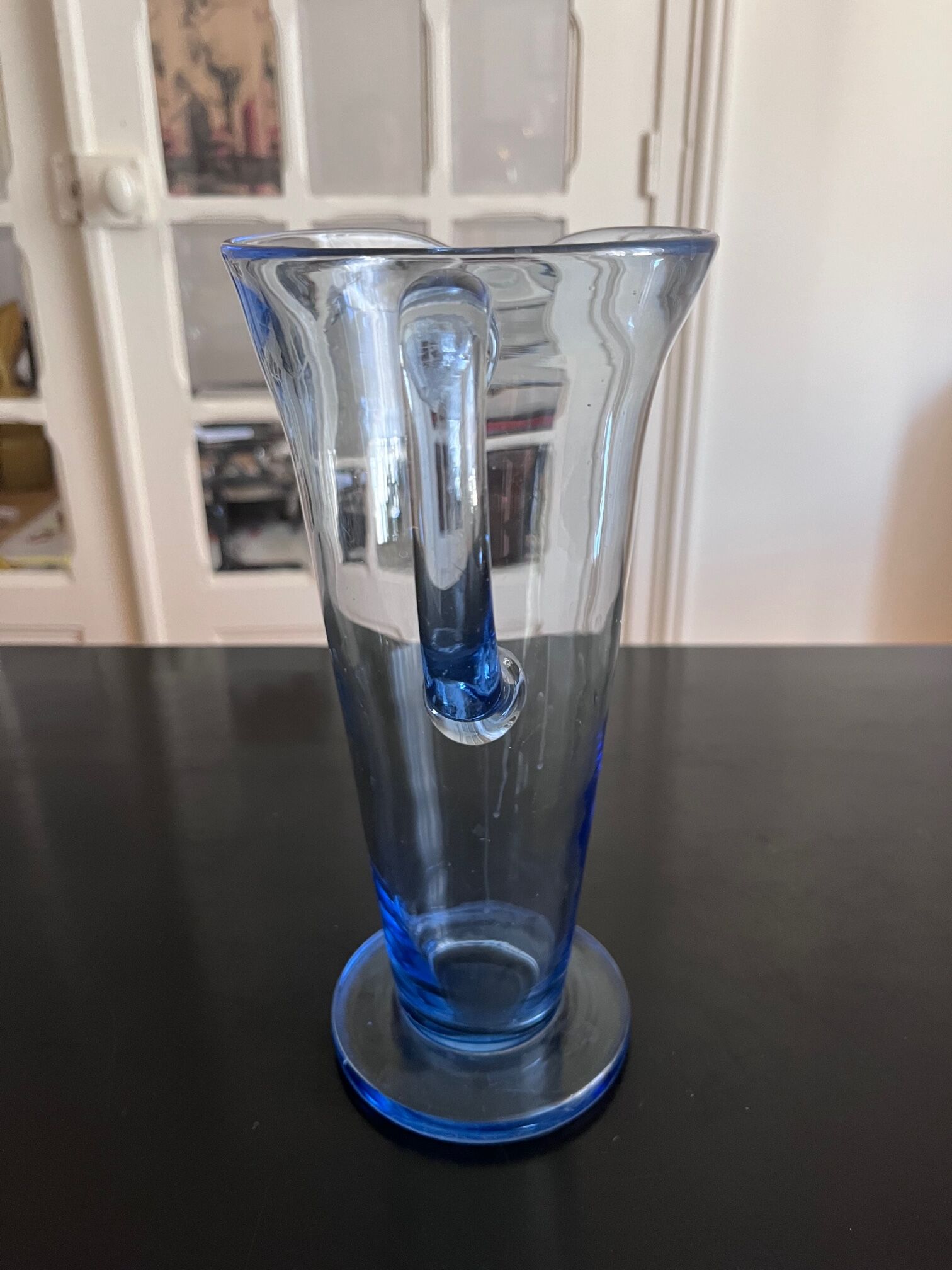 Vintage glass pitcher