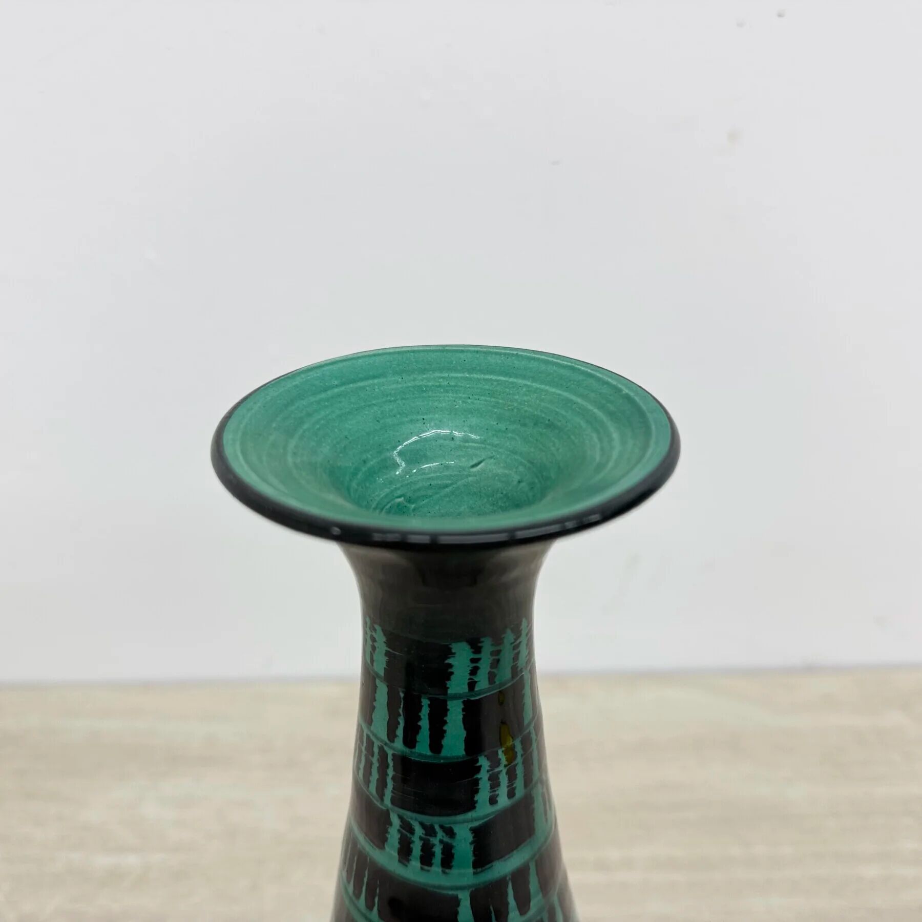 Italian ceramic vase from Bitossi, 1970s