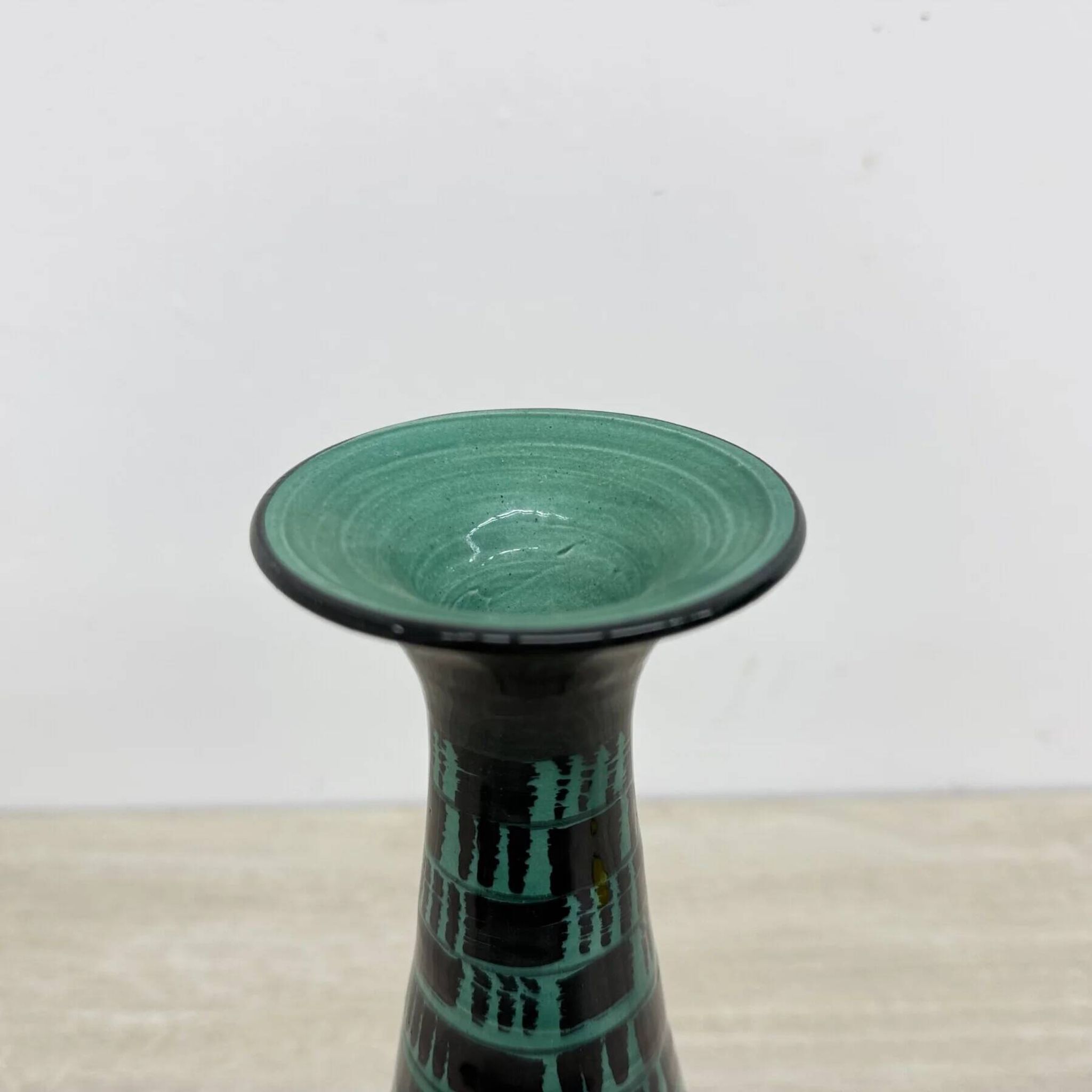 Italian ceramic vase from Bitossi, 1970s