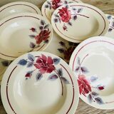 Set of 10 MDL Hamage soup plates