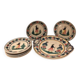 Vintage Quimper plates
