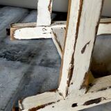 Old patinated workshop stool