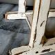 Tabouret d'atelier patiné ancien