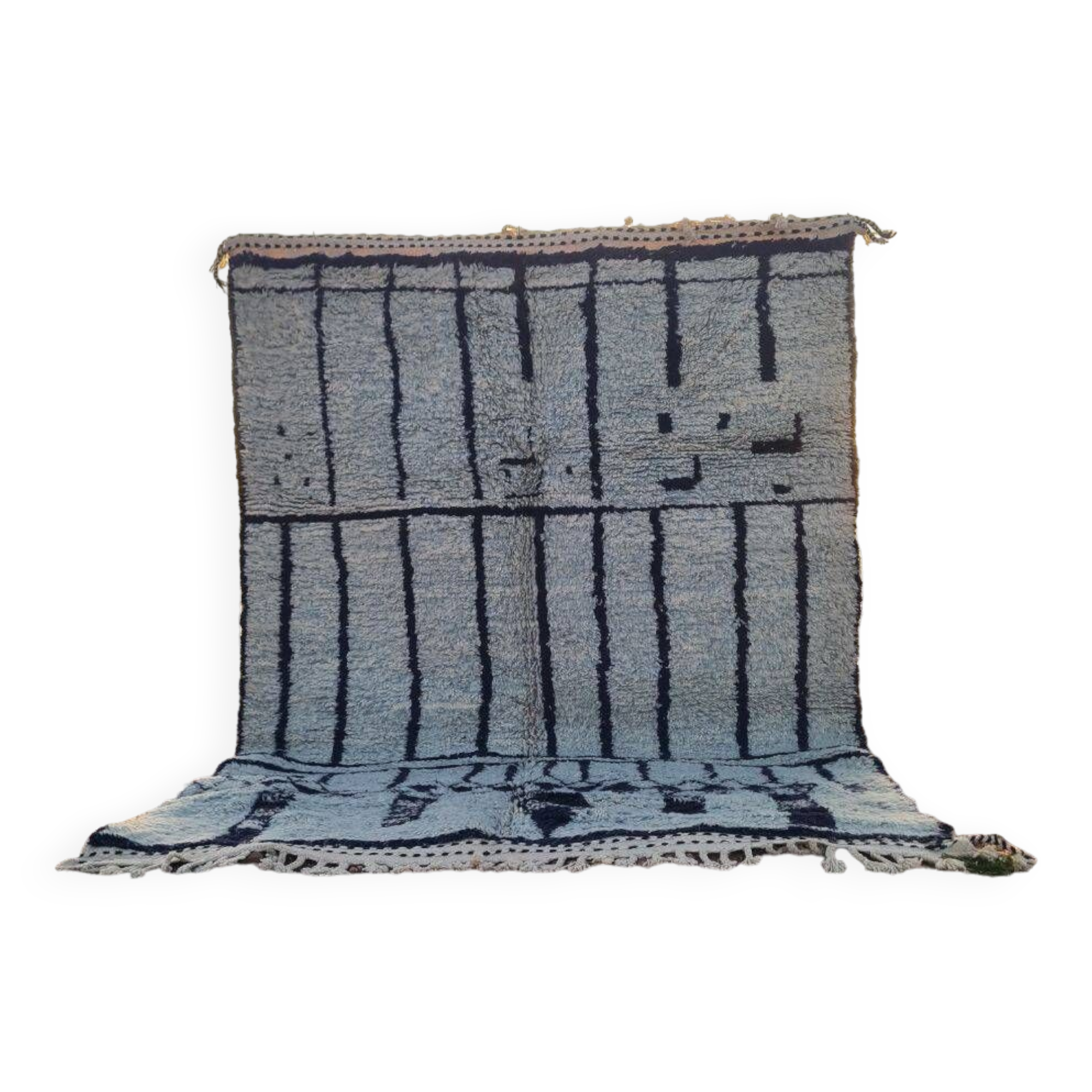 Handmade wool Berber rug 300X200 cm