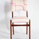 Mid-century chair, Kafkaesque Walk Jacquard, Rajmund Halas, Poland, 1960s