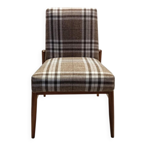 fauteuil en tissu beige