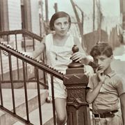 Walker Evans — Children playing in a street in New York, 1938