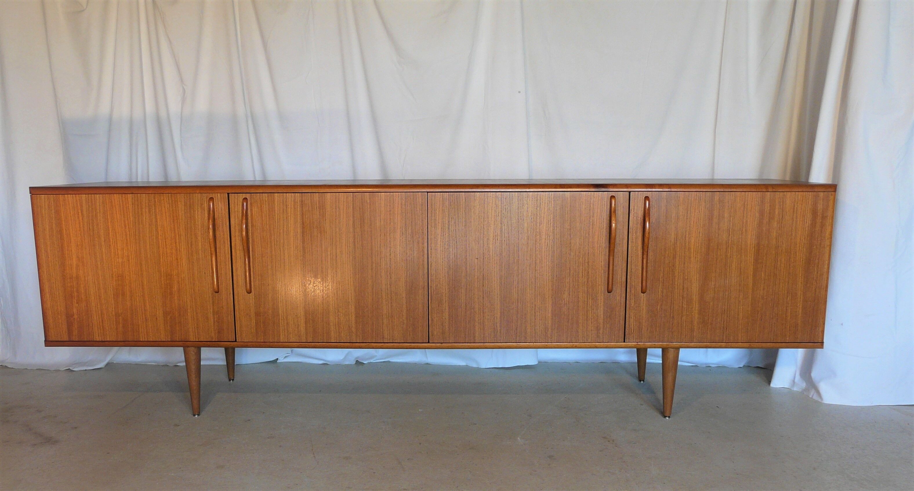 Scandinavian teak row