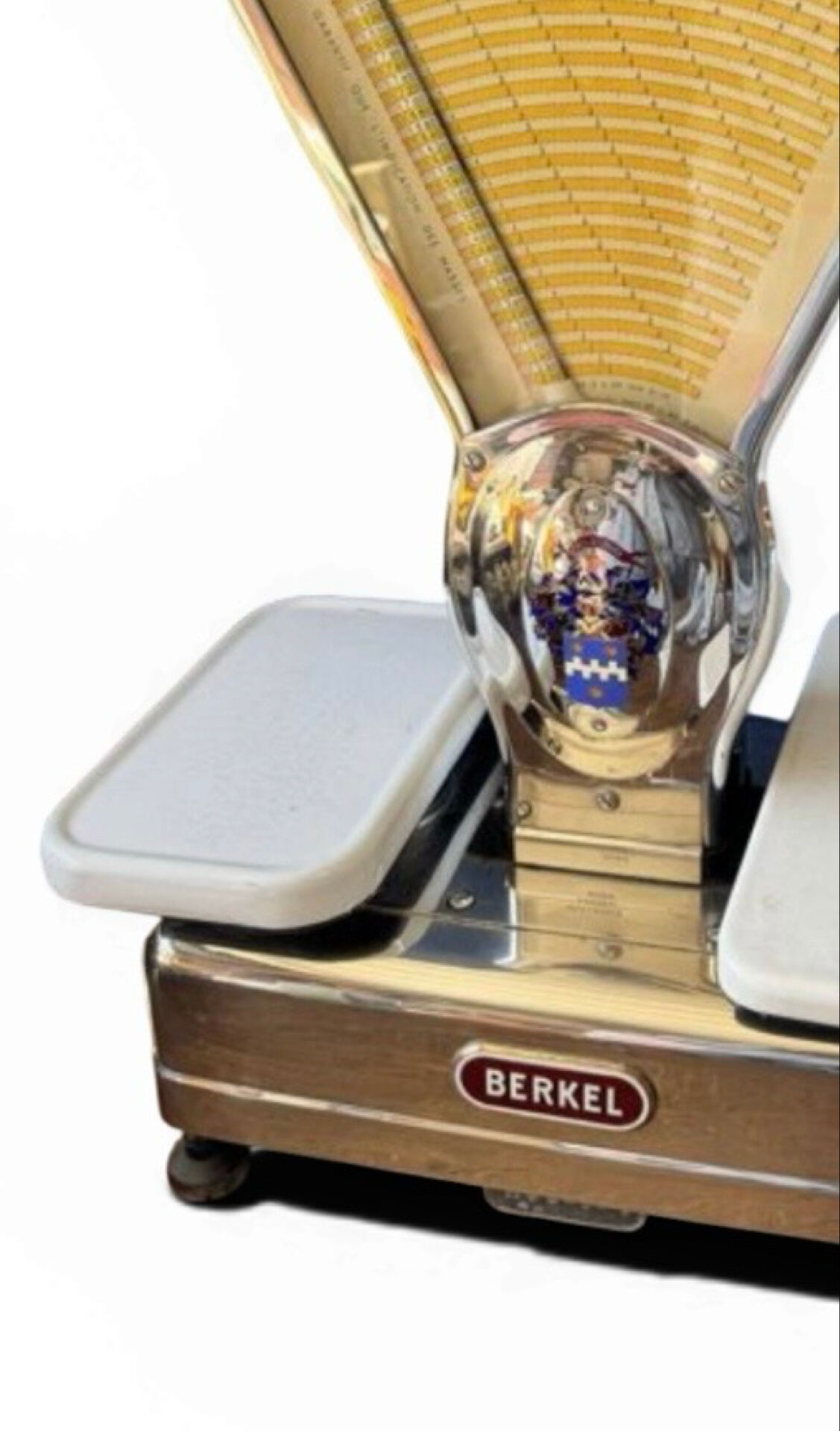 Grande balance de commerce Berkel,  modèle chromé, années 1930