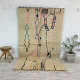 Handmade moroccan berber carpet 264 x 150 cm