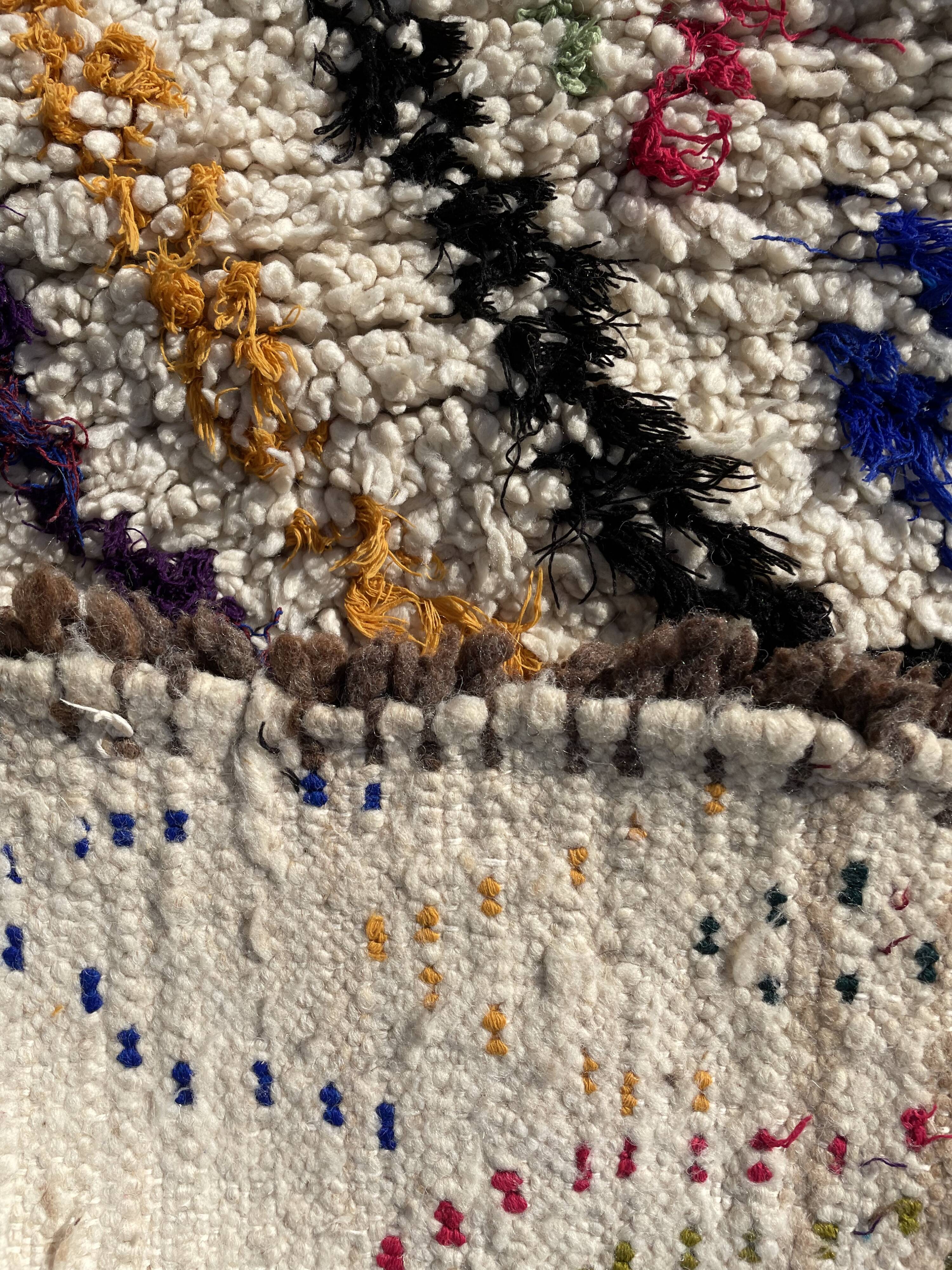 Modern Azilal berber rug 100x185 cm